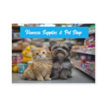 Cartão de visita de Compro Pet personalizável