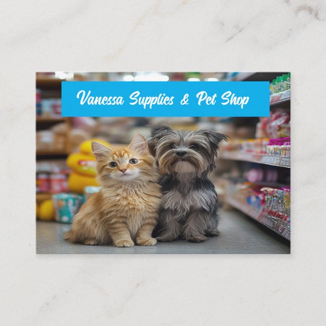 Cartão de visita de Compro Pet personalizável (Frente)