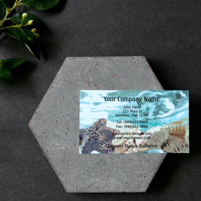 Cartão de visita de conchas (Seashells Business Card)