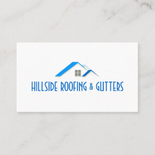Cartão de visita de Construção de Gutters para