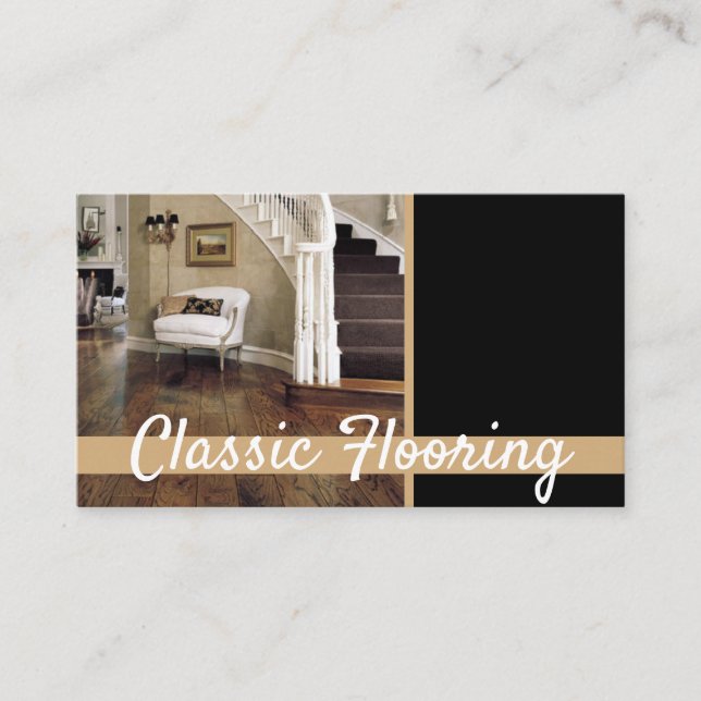 Cartão de visita de Construção de Pavimentos (Frente)