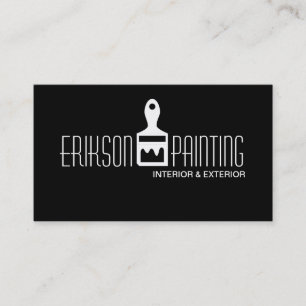 Cartão de visita de Construção de Pintor de Pin