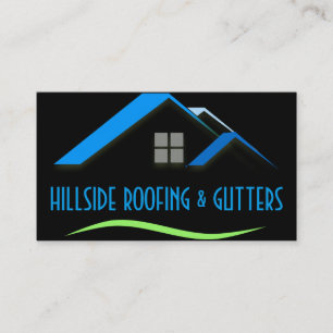 Cartão de visita de Construção de Telhados para