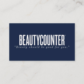 Cartão de visita de consultor de Beautycounter (se