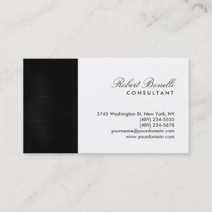 Cartão de visita de consultor de script