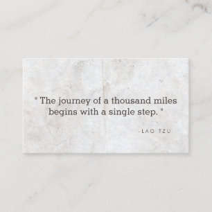 Cartão de visita de Cotação Vintage para Autores, 