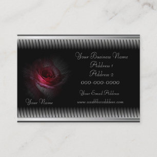 Cartão de visita de cupom Rosa Whimsical