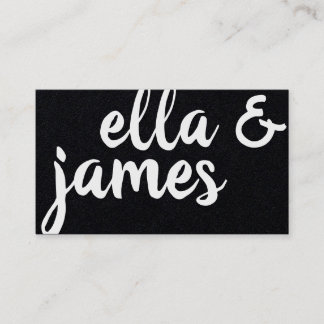 Cartão de visita de Curva Personalizada e Minimali