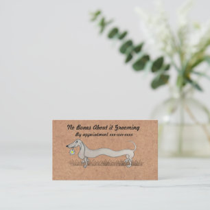 Cartão de visita de Dachshund de cultivo de cães
