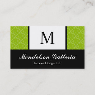 Cartão de visita de Deco Retro Roda Cimentações