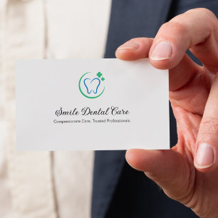 Cartão de Visita de Dentista Personalizável