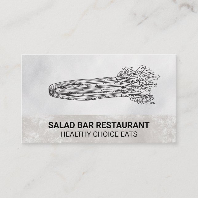 Cartão de visita de Desenho Vegetal de Produtos Fr (Frente)