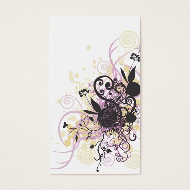 Cartão de visita de design abstrato (Frente)