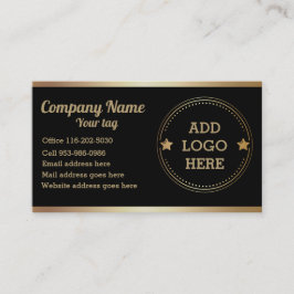 Cartão de visita de Design de logotipo profissiona