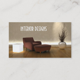 Cartão de visita de Design Interior