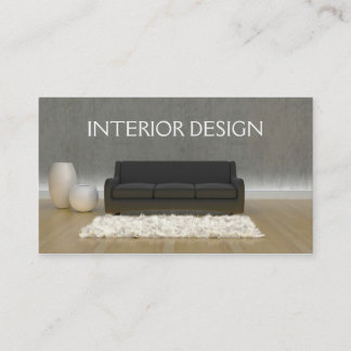 Cartão de visita de Design Interior