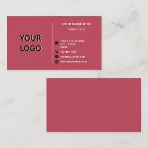 Cartão de visita de design profissional personaliz