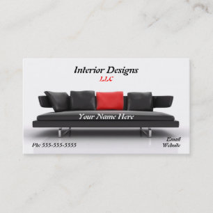 cartão de visita de designer