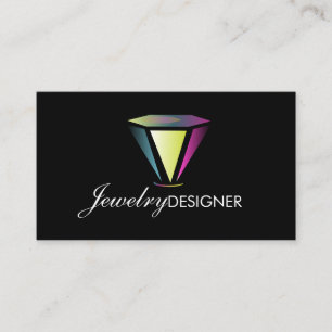 Cartão de Visita de Designer de Joias Cristal de G