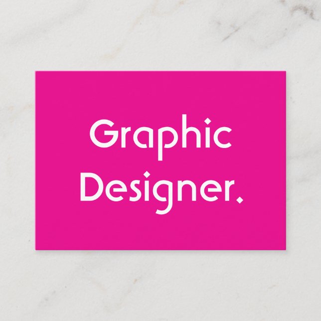 Cartão de Visita de Designer Gráfico (Frente)