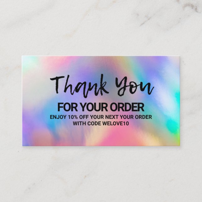 Cartão de visita de Desvio de Cor Azul Roxo (Frente)