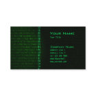 Cartão de visita de digitalização de dados a laser