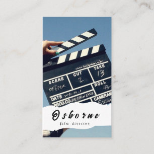 Cartão de Visita de Diretor de Cinema Produtor