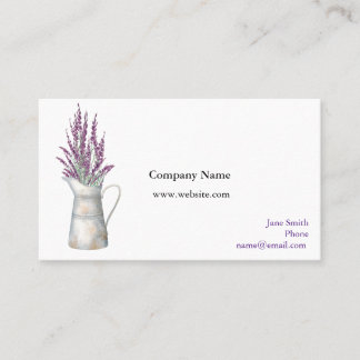 Cartão de visita de distribuidor de óleo essencial