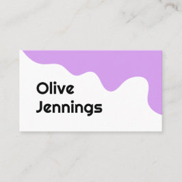 Cartão de visita de Diversão de Abstrato moderna