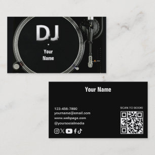 Cartão de Visita de DJ