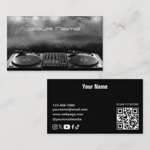 Cartão de Visita de DJ