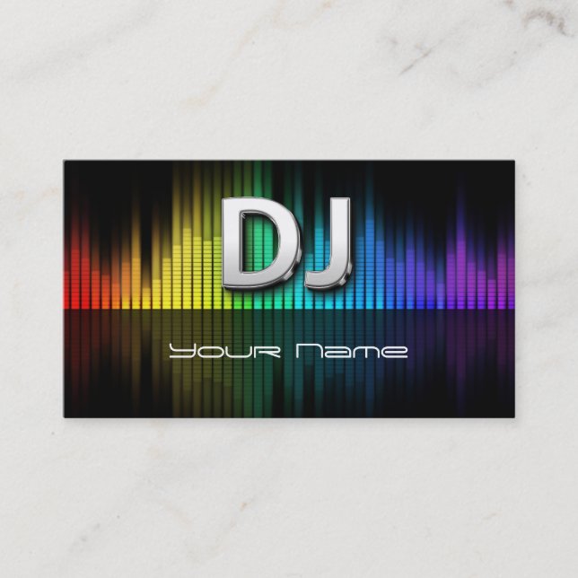 Cartão de Visita de DJ (Frente)