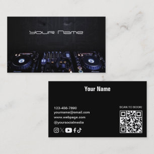 Cartão de Visita de DJ