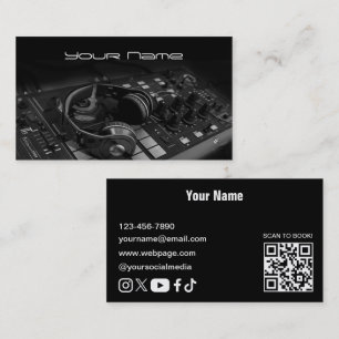 Cartão de Visita de DJ