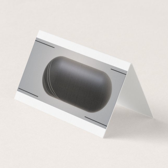 Cartão de visita de Dobragem de Dobragem Horizonta (Frente)