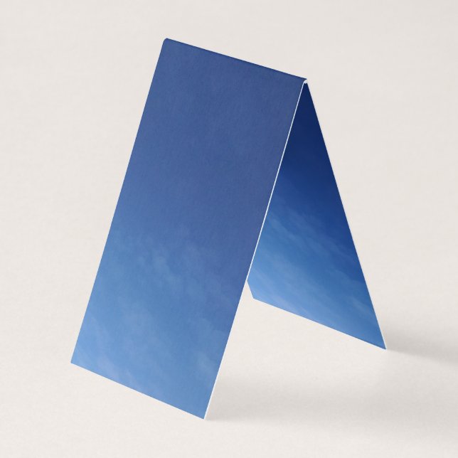 cartão de visita de dobramento vertical personaliz (Frente)