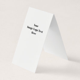 Cartão de visita de Dobramento Vertical Personaliz