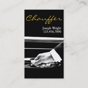 Cartão de visita de Driver dos Serviços de Autom