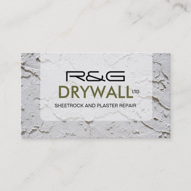 CARTÃO DE VISITA DE DRYWALL EMPRESA (Frente)