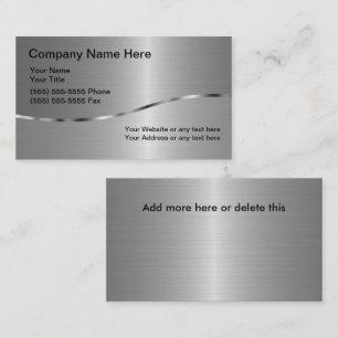 Cartão de visita de dupla face para empresa de sol