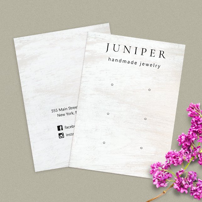 cartão de visita de Ecrã de Madeira Branca de 3 Or (Criador carregado)