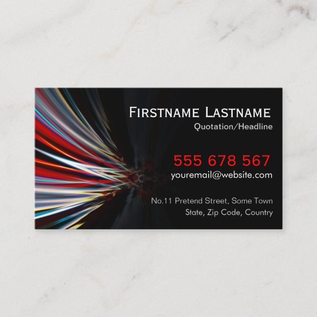 Cartão de visita de ElectriKordz (Frente)