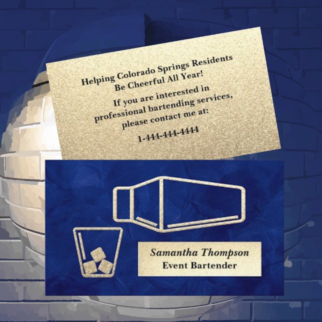 Cartão de visita de Elegante de Elegante Glitter D (Criador carregado)