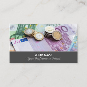 Cartão de visita de Elegante para peritos finance