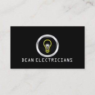 Cartão de visita de Eletricidade Elétrica
