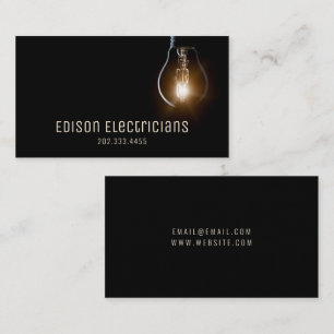 Cartão de visita de eletricista