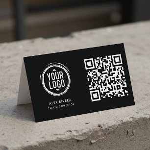 Cartão de Visita de Empreiteiro Moderno com Logoti