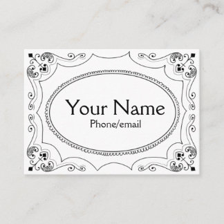 Cartão de visita/de empresa