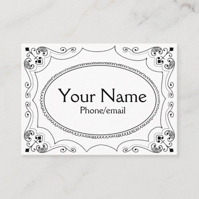 Cartão de visita/de empresa (Frente)