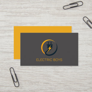 Cartão de Visita de Empresa de Eletricista